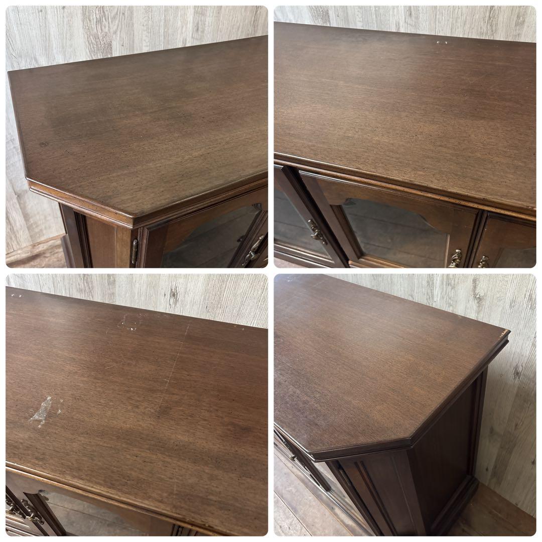 KOSUGA ガラスキャビネット カップボード リビングボード 食器棚 コスガ