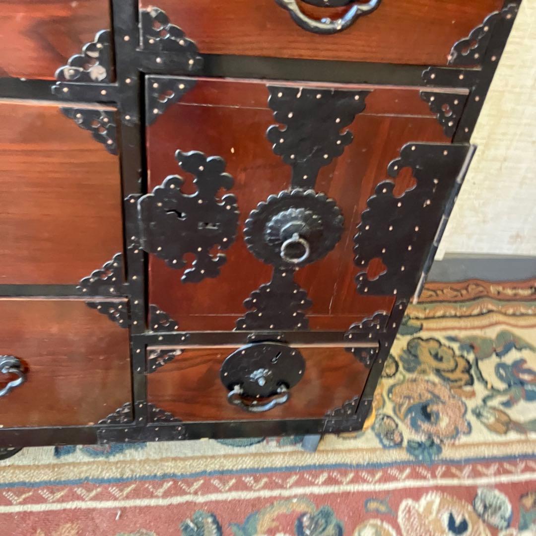 昭和レトロ 仙台箪笥 4段9杯 引き出し箪笥 和箪笥 ビンテージ 古家具