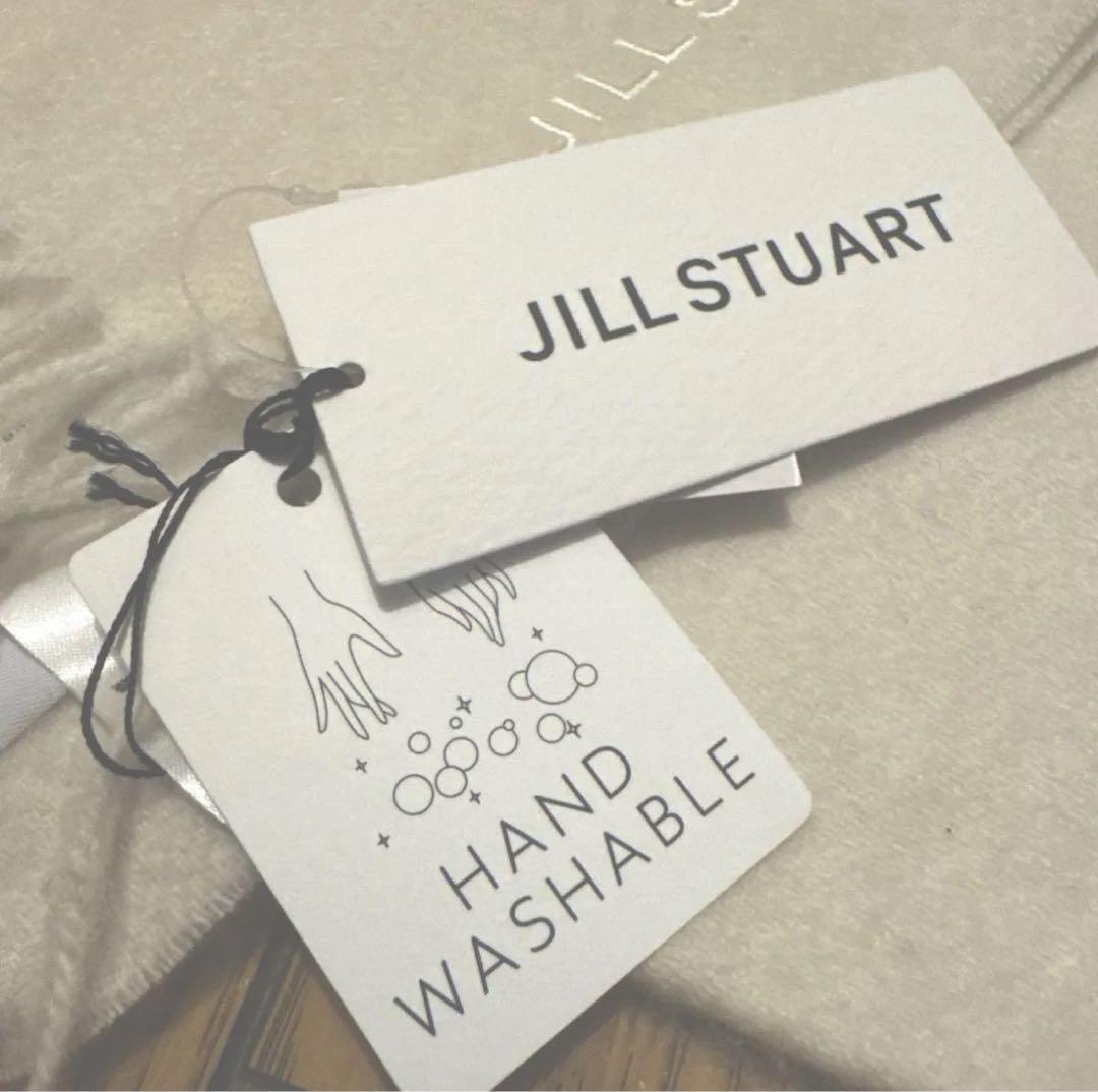 新品 JILLSTUART ジルスチュアート カシミヤ マフラー 白