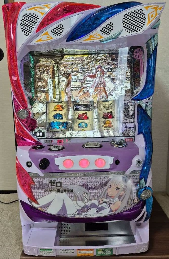 Re:ゼロから始める異世界生活 スロット実機 エミリアパネル リゼロ 送料無料