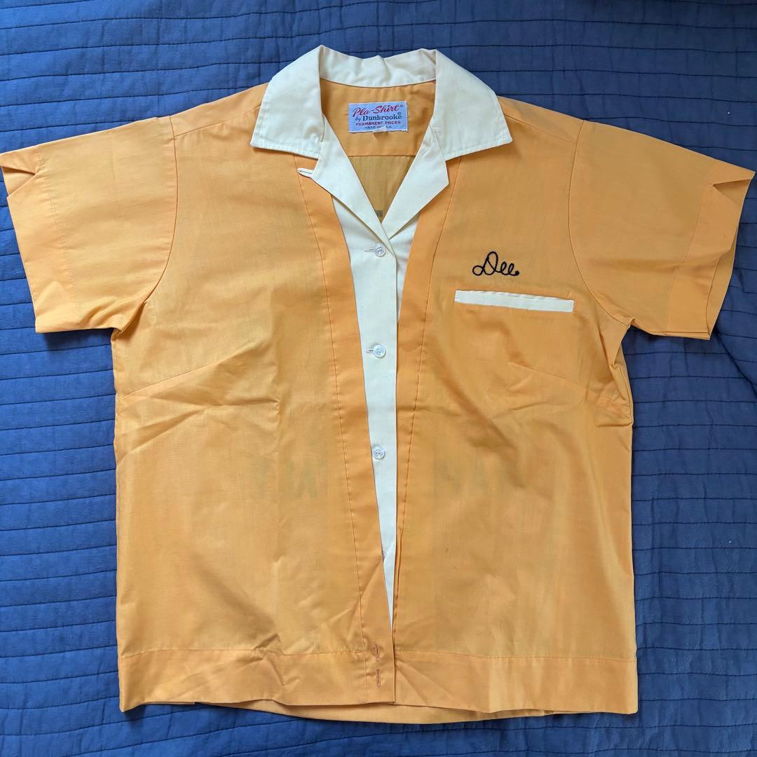 70s Dunbrooke ボーリングシャツ ビンテージ 半袖シャツ スヌーピー