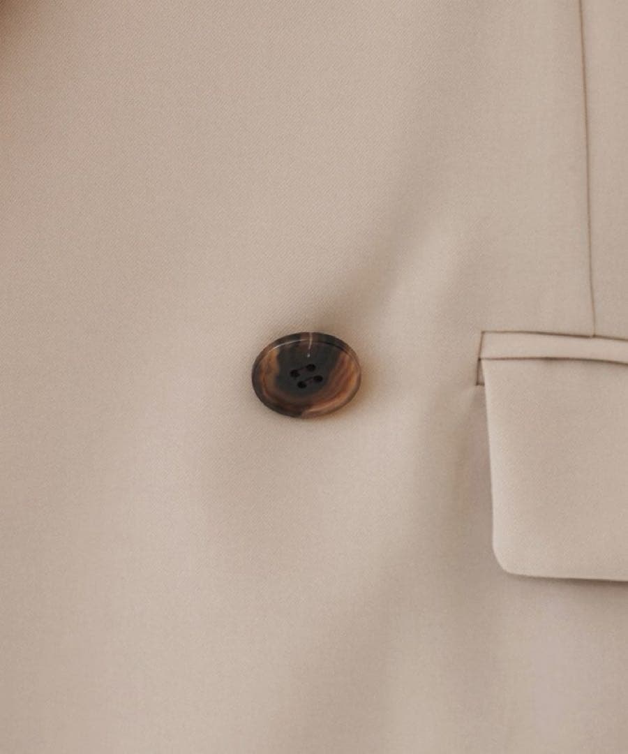 ミニー アンタイトル　ライトウェイト ダブルブレストジャケット　S