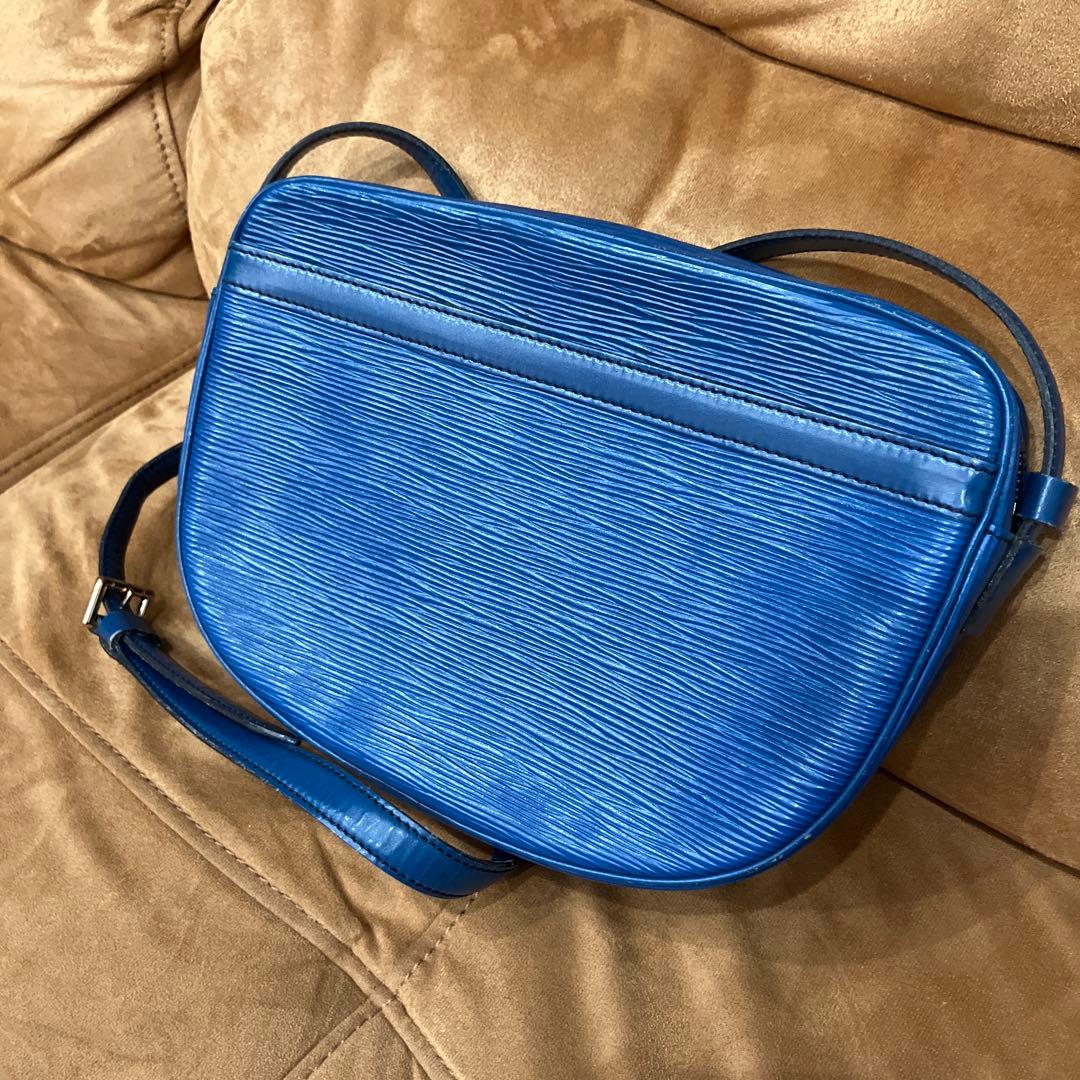ルイヴィトン　LOUIS VUITTONエピレザー ショルダーバッグ 青