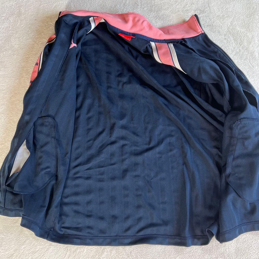 PUMA ジャージ 上下セット Lサイズ 日本製 ピンクロゴ サイドライン