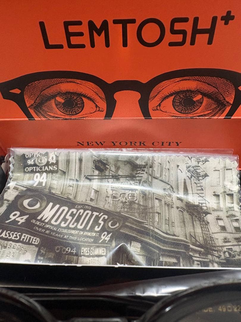 モスコット レムトッシュ BEAMS PLUS別注 49 gray fade