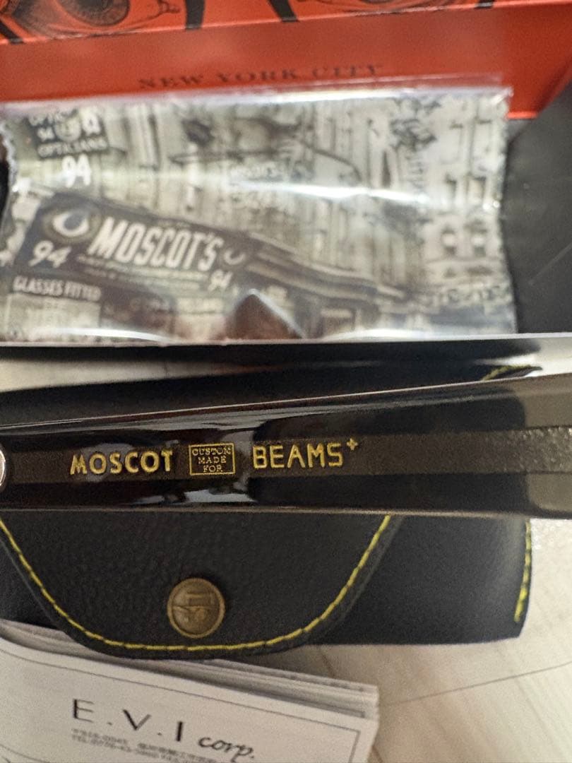 モスコット レムトッシュ BEAMS PLUS別注 49 gray fade