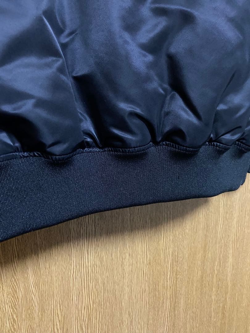 美品ユニクロ+J ハイブリッドダウンオーバーサイズMA-1ブルゾン Lブラック