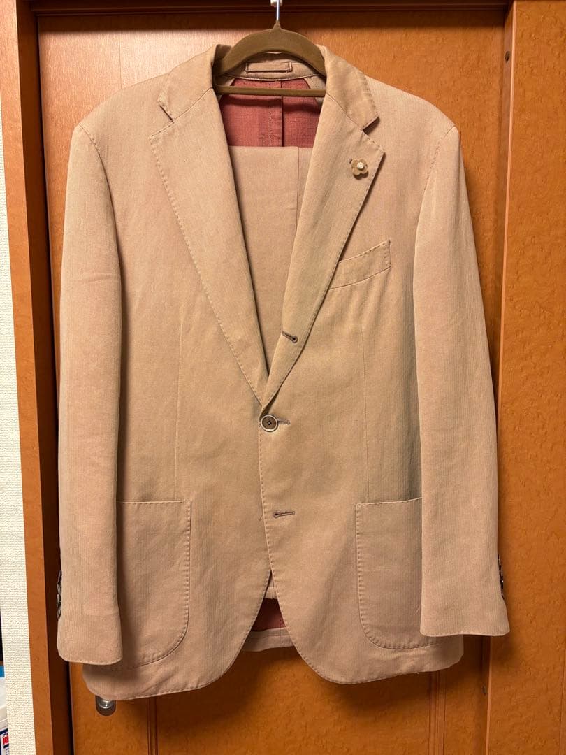 ラルディーニ LARDINI スーツ 48 ベージュ系