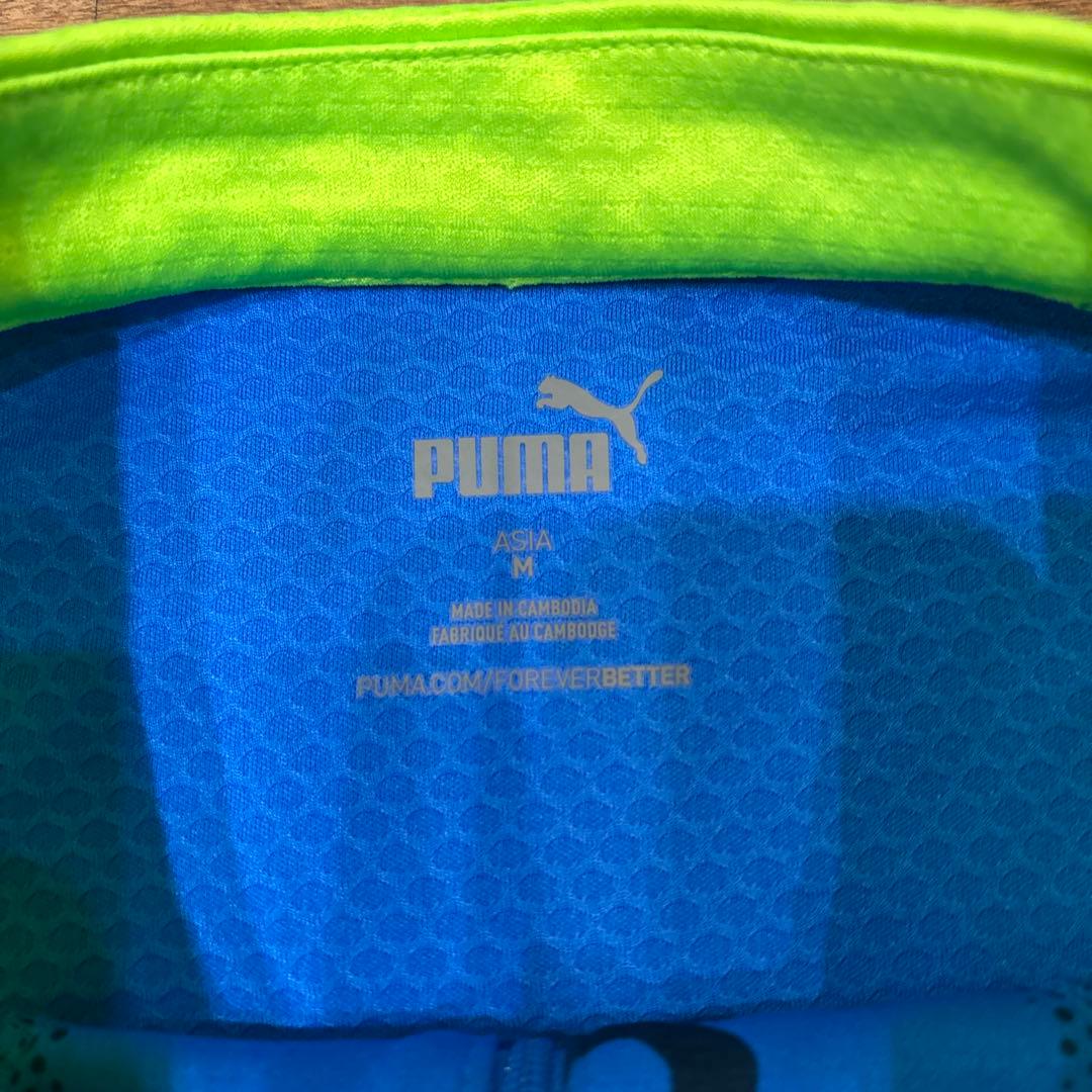 【極美品】プーマ ジャージ上下 ハーフジップ INDIVIDUALCUP M