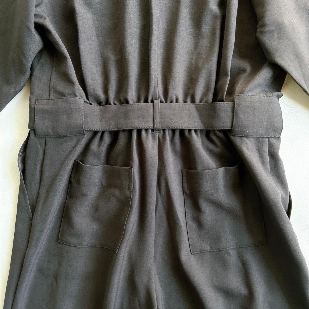 朝比奈 彩×Oggi×UNTITLED シャツカラーオールインワン　サイズ2