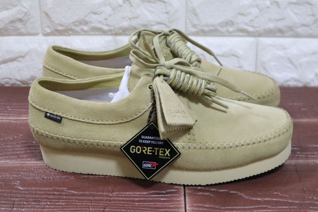 新品 クラークス　ウィーバー　ゴアテックス メープルスエード Clarks