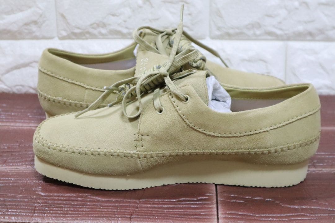 新品 クラークス　ウィーバー　ゴアテックス メープルスエード Clarks