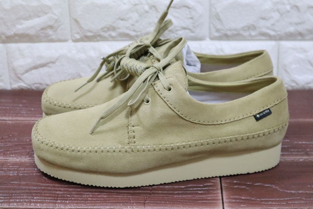 新品 クラークス　ウィーバー　ゴアテックス メープルスエード Clarks