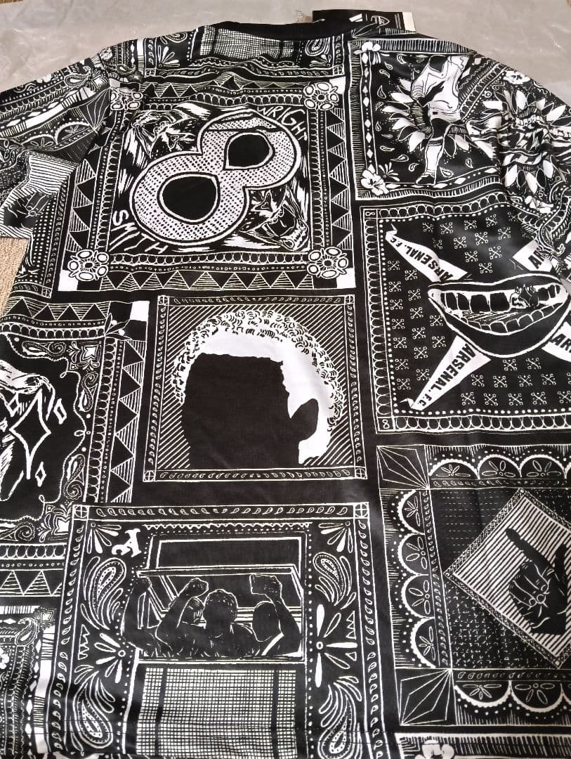 アーセナル adidas プレマッチユニフォーム Mサイズ