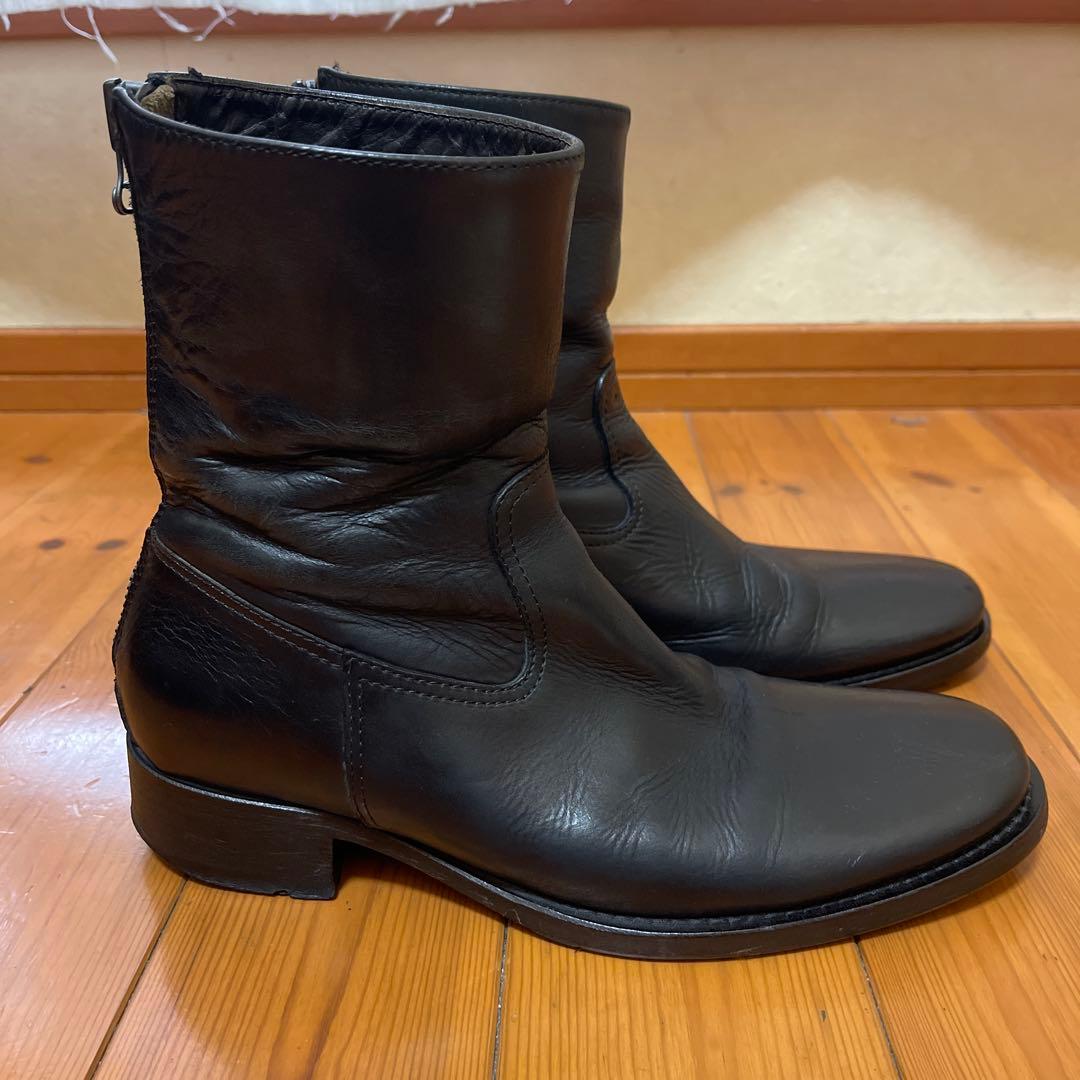 甘*ん様 BUTTERO ブッテロ　B1109 バックzipブーツ　BLACK