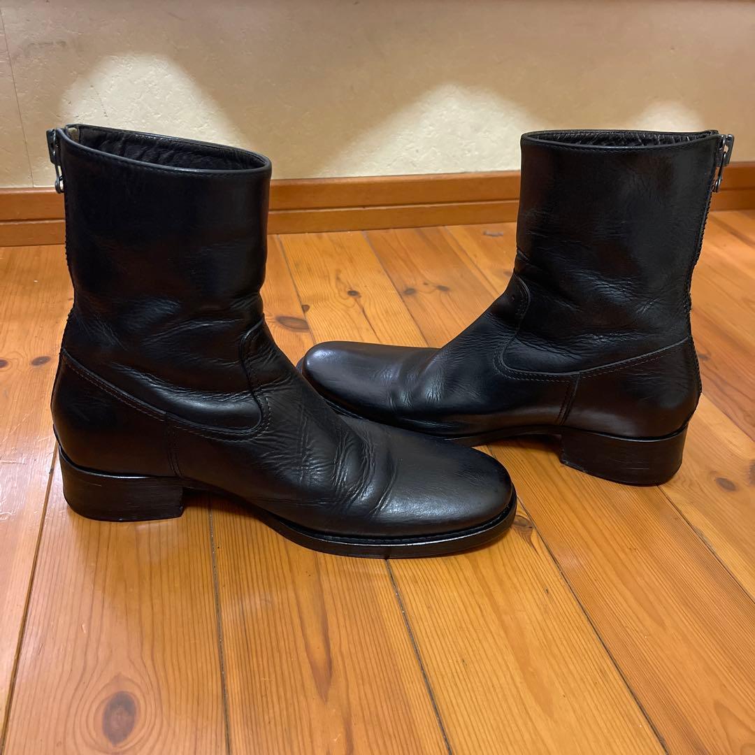 甘*ん様 BUTTERO ブッテロ　B1109 バックzipブーツ　BLACK