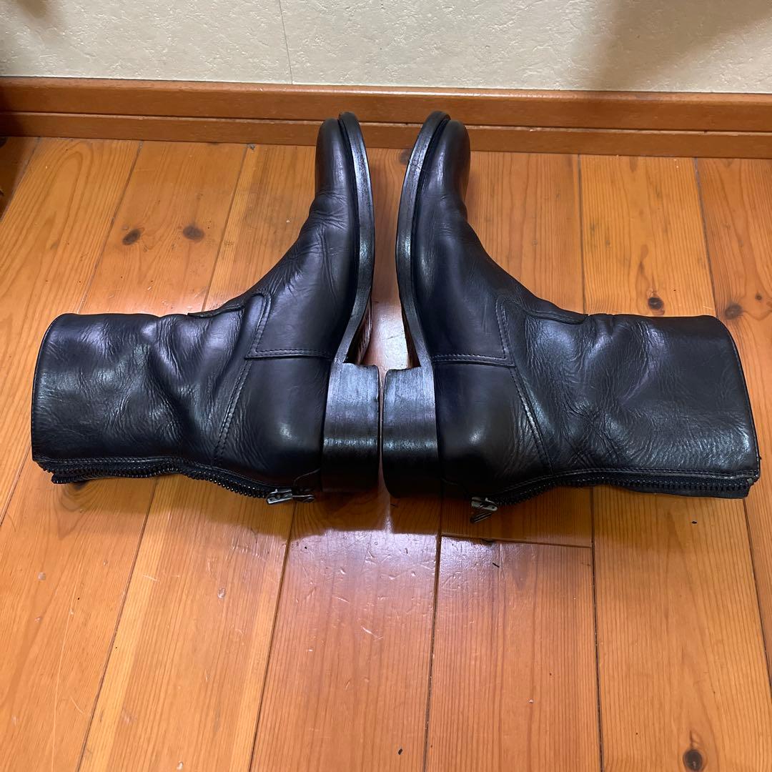 甘*ん様 BUTTERO ブッテロ　B1109 バックzipブーツ　BLACK