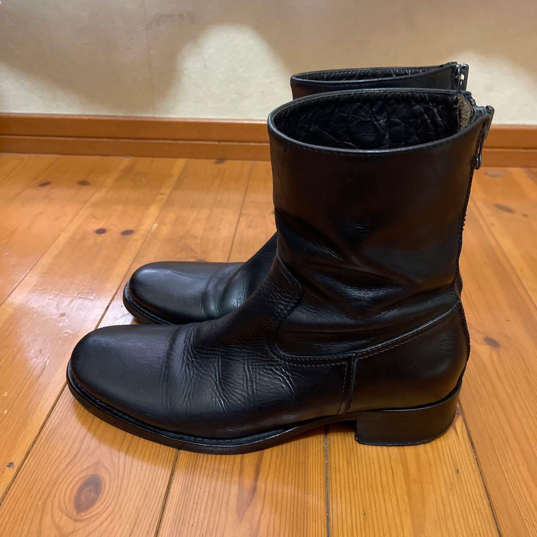甘*ん様 BUTTERO ブッテロ　B1109 バックzipブーツ　BLACK