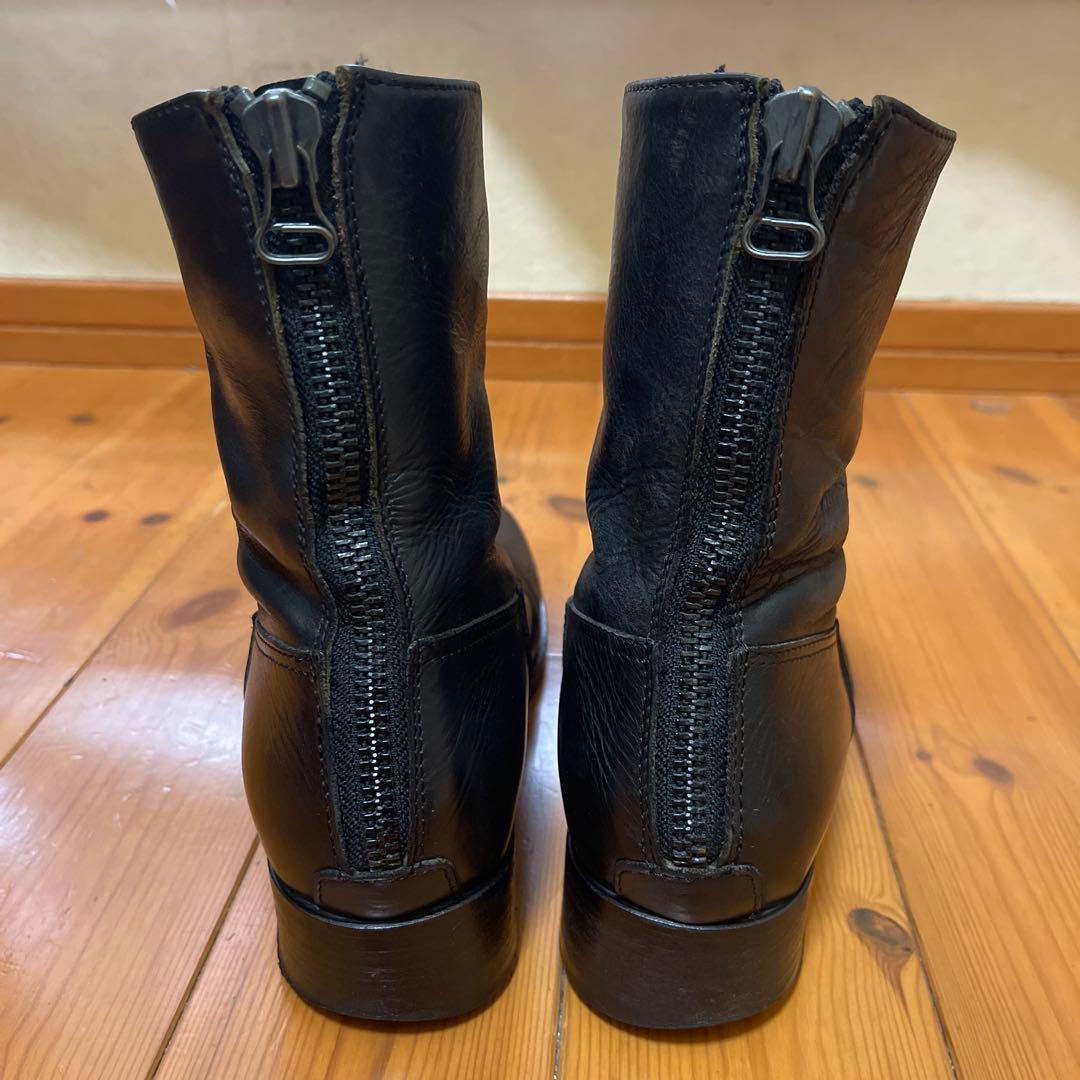 甘*ん様 BUTTERO ブッテロ　B1109 バックzipブーツ　BLACK