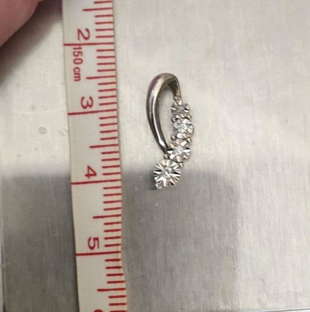 ジュエリーツツミ k10 ペンダントトップ 0,8ｇ