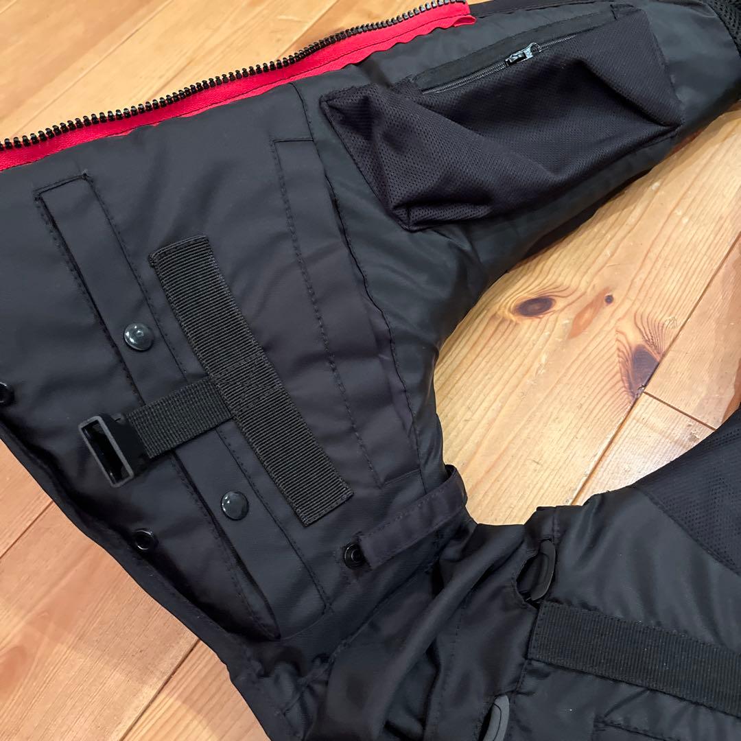 PORVOISR ライフジャケット ホワイト/ブラック/レッド