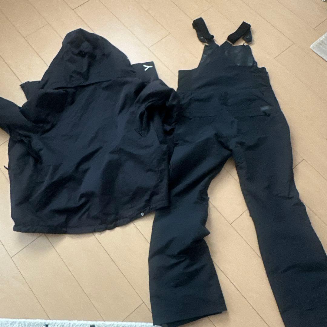 ROXY スノーボードウェアセット ブラック