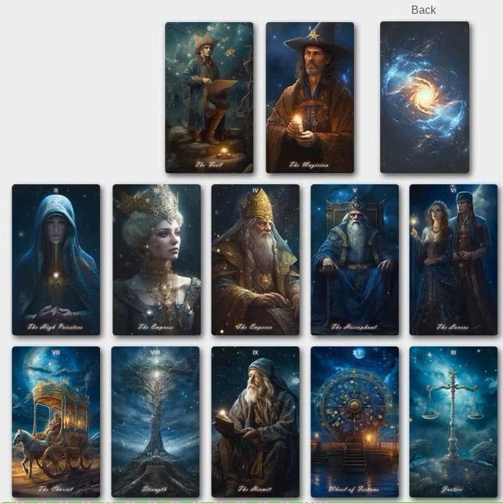 【正規品タロットカード】入手困難な海外美麗デッキ✨星空の夜のタロット