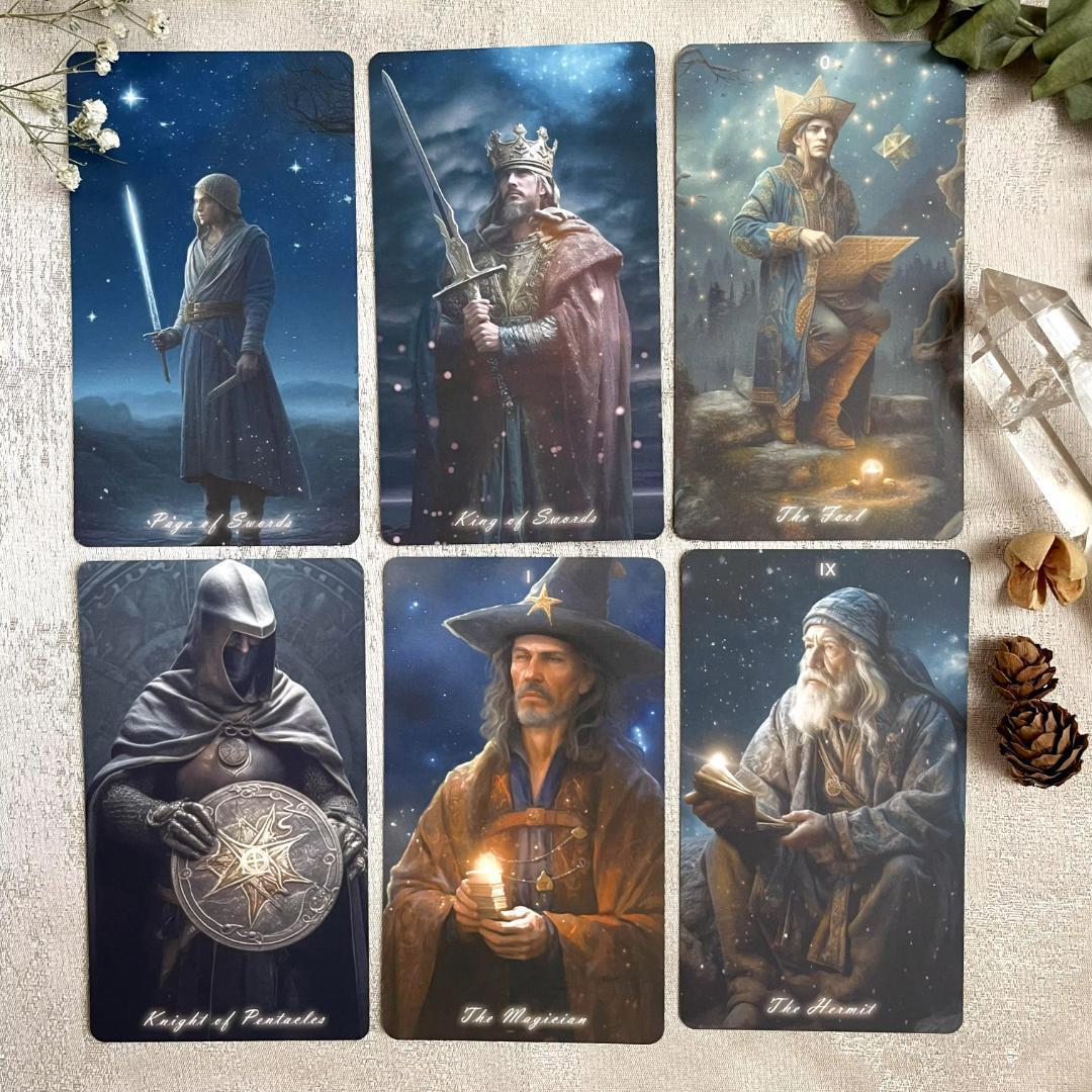【正規品タロットカード】入手困難な海外美麗デッキ✨星空の夜のタロット