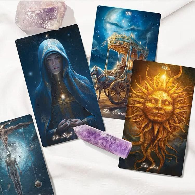 【正規品タロットカード】入手困難な海外美麗デッキ✨星空の夜のタロット