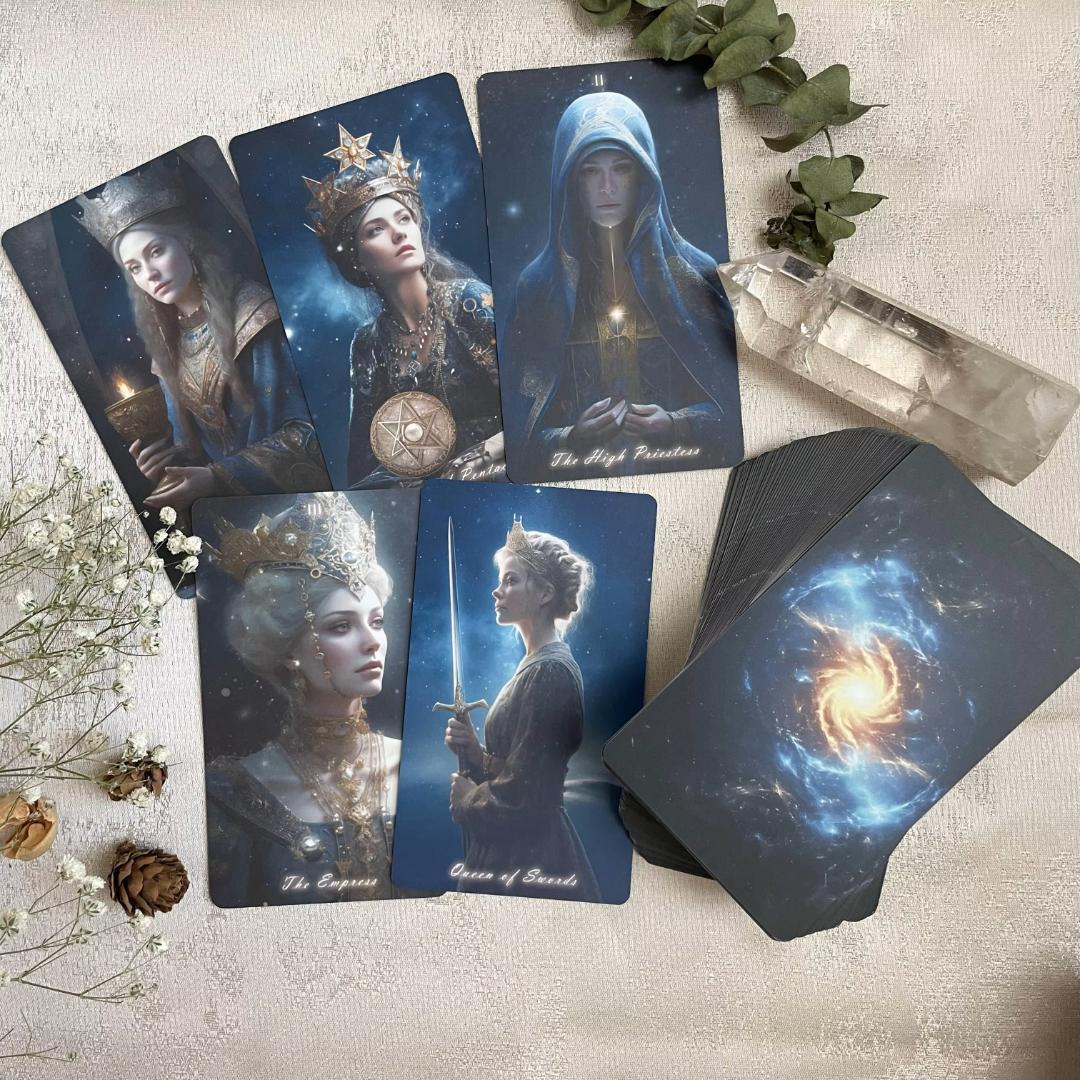 【正規品タロットカード】入手困難な海外美麗デッキ✨星空の夜のタロット