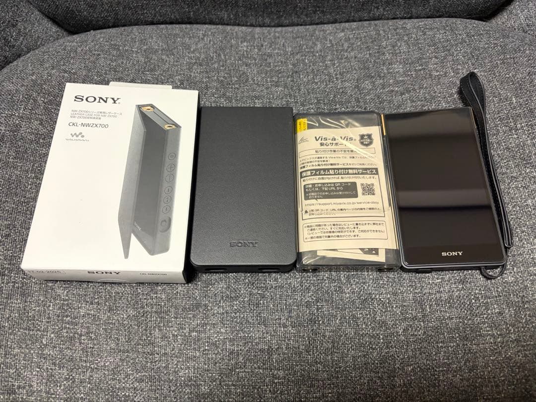 SONY NW-ZX707 純正ケース付き
