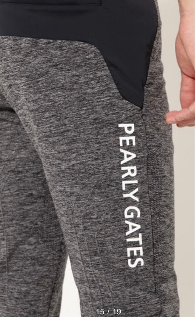 PEARLY GATES ゴルフウェア　ストレッチハニカム ニット　パンツ