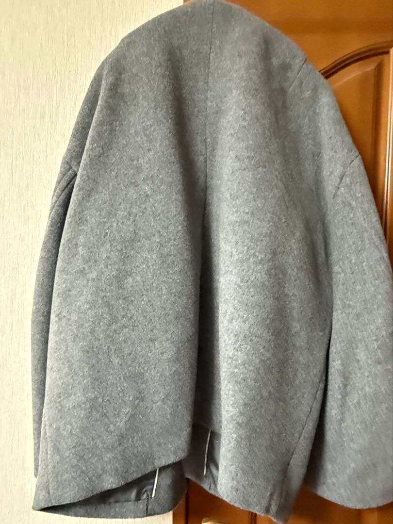 Whim Gazette メリンプミドルコート グレー 2024AW