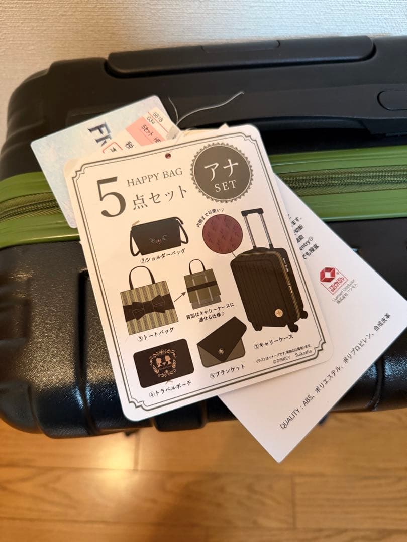 ちはるさんコラボ　アナ雪　アナ　キャリーケース　キャリーバッグ　しまむら