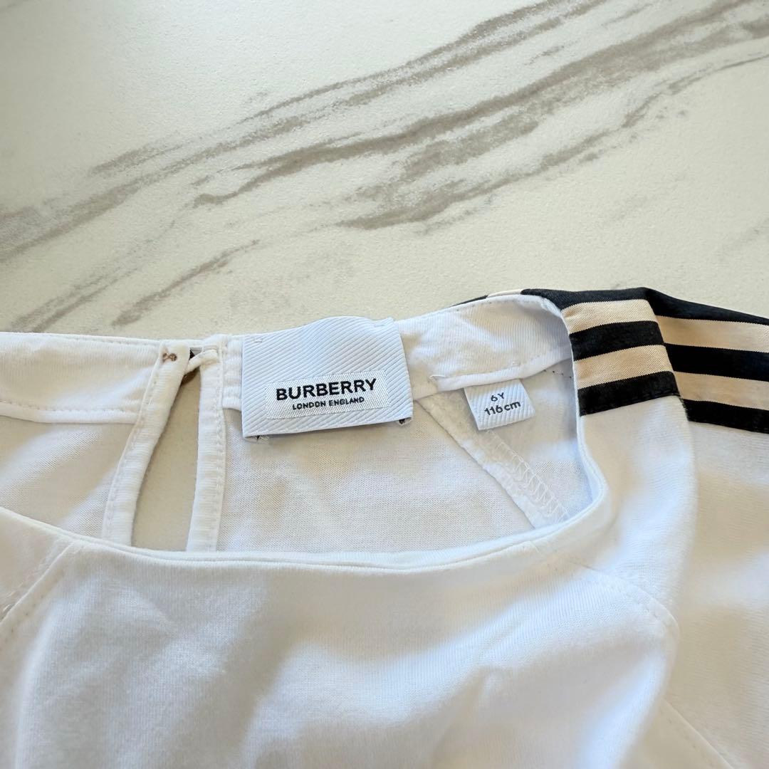 BURBERRY バーバリー ワンピース 6Y 116cm チェック ベルト付き