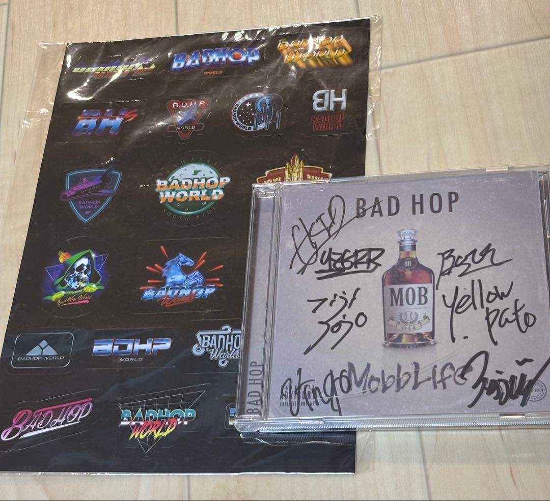 BADHOP メンバーサイン入りアルバムMobbLife バットホップ