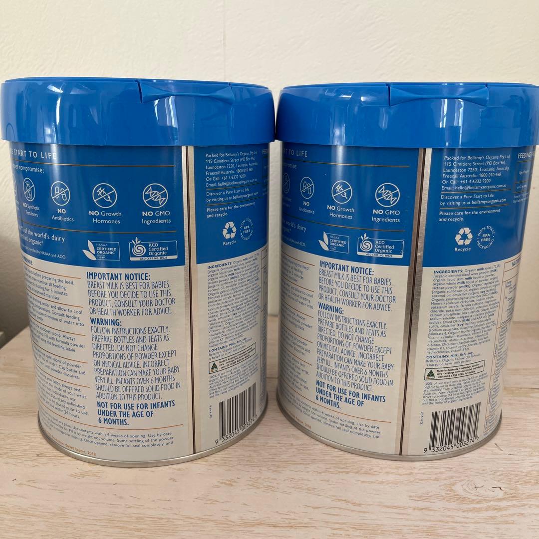 ベラミーズ　Bellamy’s 粉ミルク　オーガニック　 ステップ2