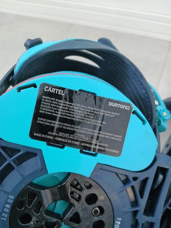 BURTONバートン CARTEL X REFLEX チャネル バインディングM