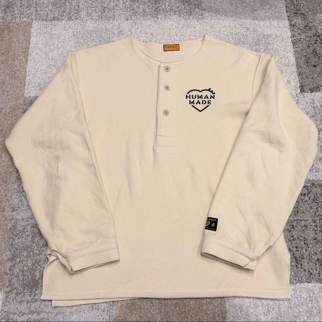【せなさま専用】HUMAN MADE Henley Neck L/S