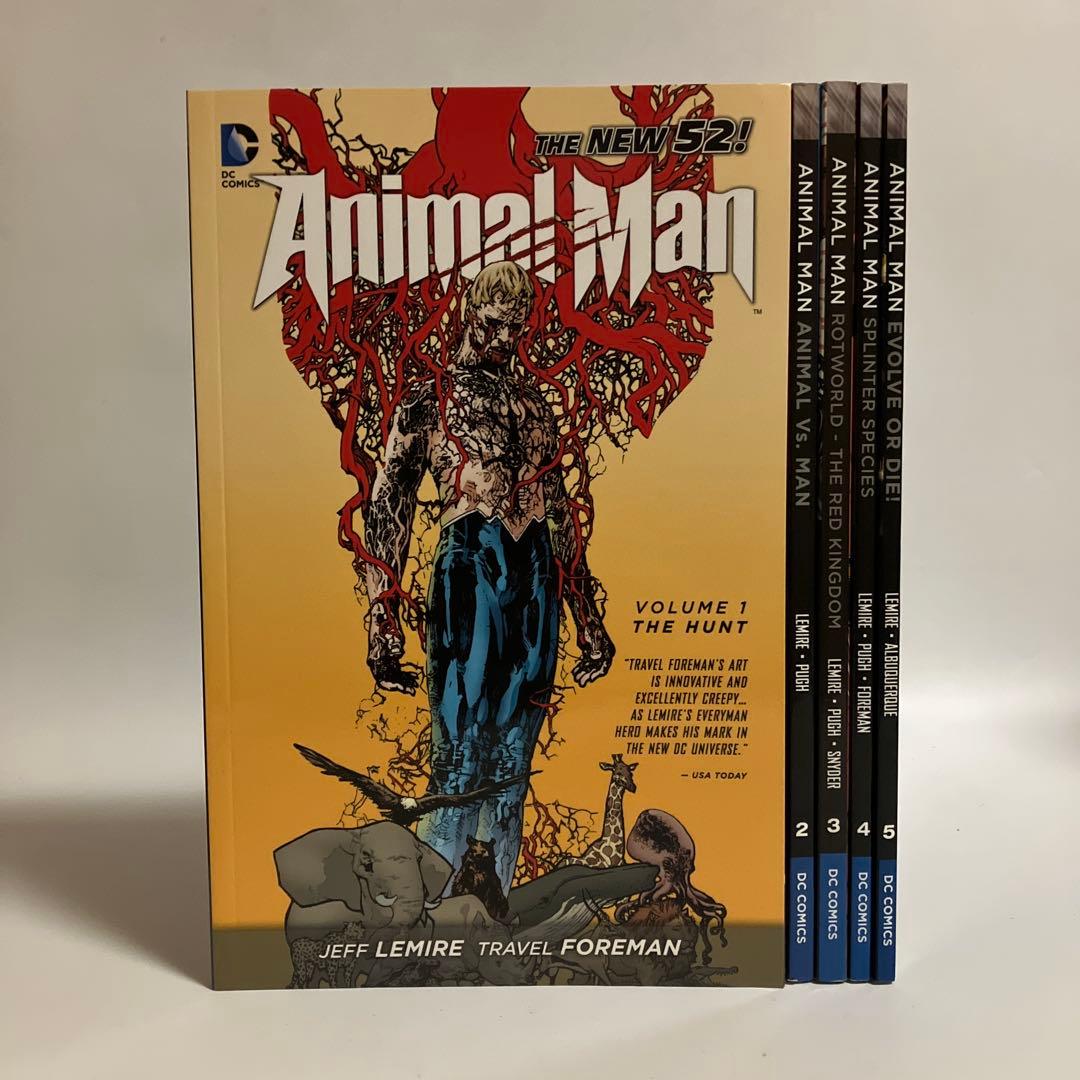アメコミ　アニマルマン　ANIMAL MAN　全5巻セット　英語版