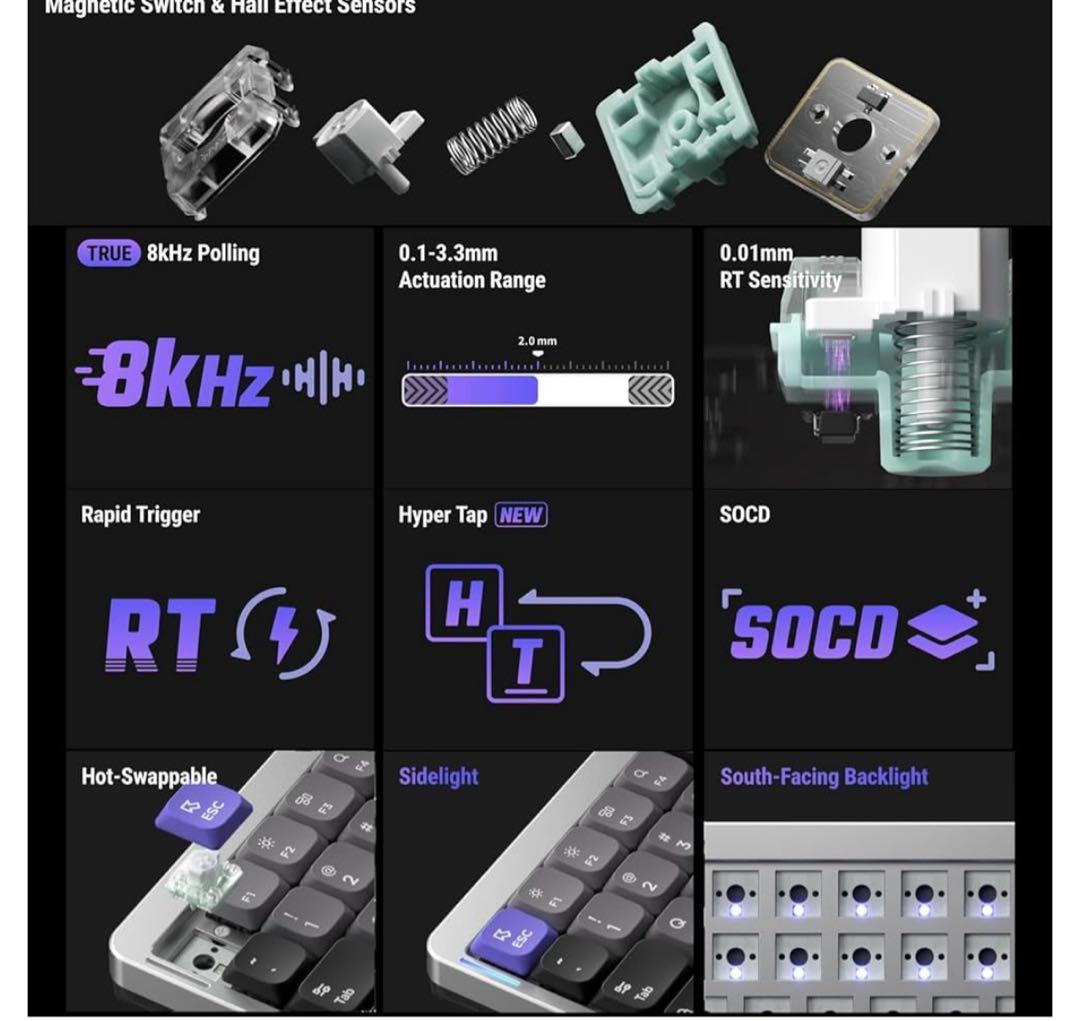 Air75 HE磁気スイッチゲーミングキーボード