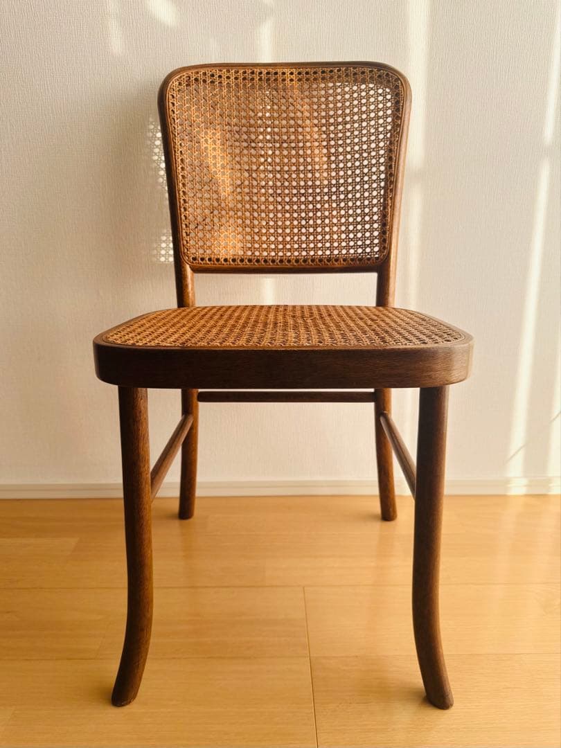 籐・ラタン　猫足アンティーク椅子　65年前の昭和レトロ
