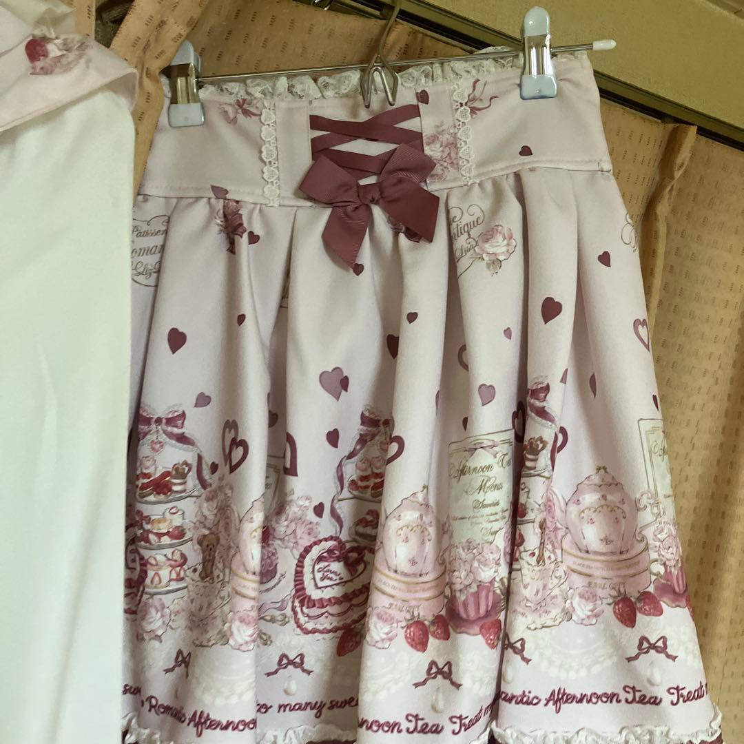 リズリサ♡Many Hearts Afternoontea柄♡セットアップピンク