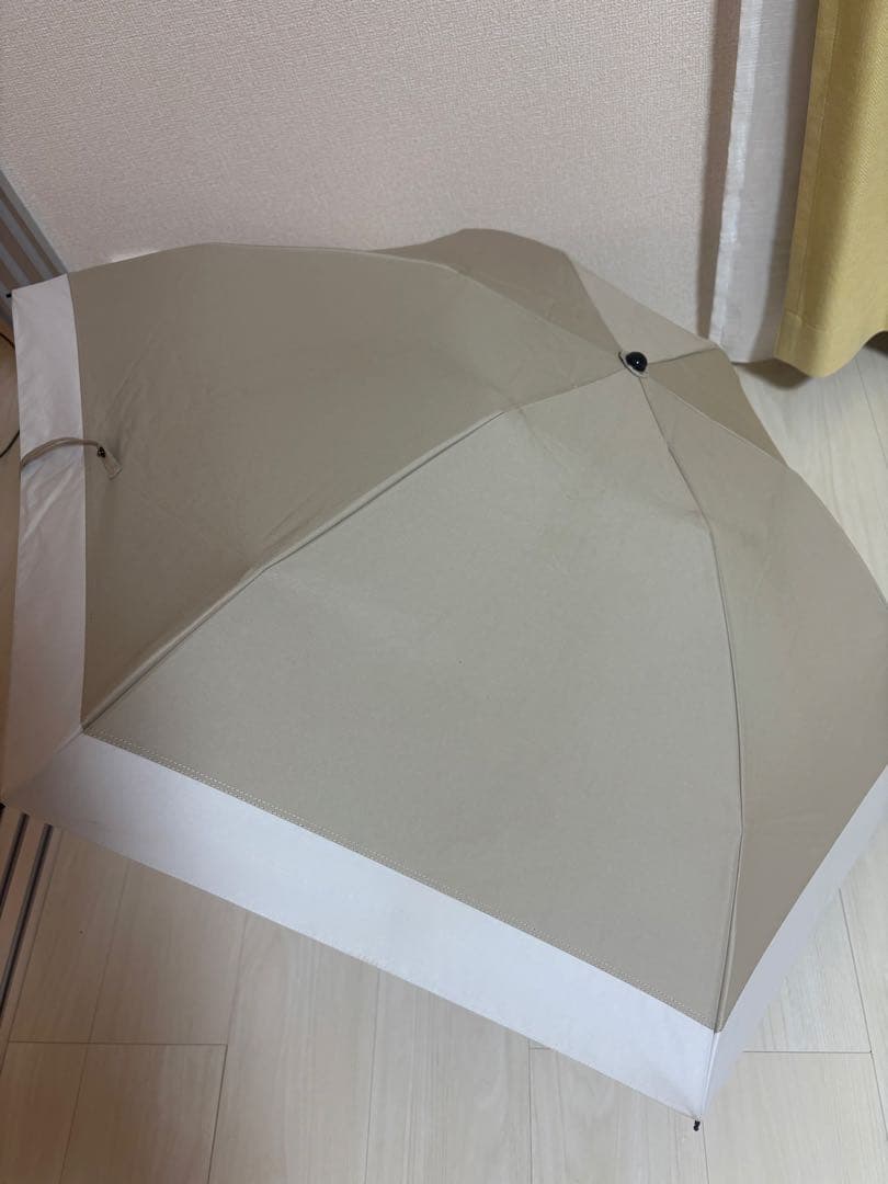 Sun Barrier 100 折りたたみ日傘 ３段折 UVカット ベージュ
