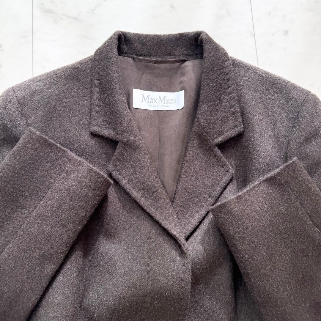 【美品】Max Mara マックスマーラ スカートスーツ アンゴラ 白タグ