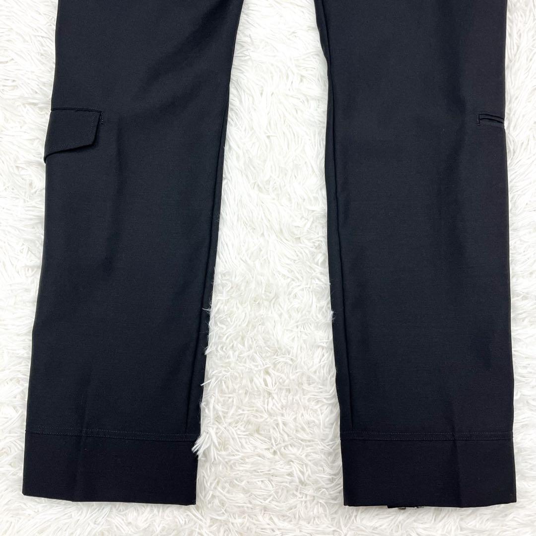 極美品 希少 アンダーカバー ボンディングパンツ スラックス モヘヤ混 刺繍