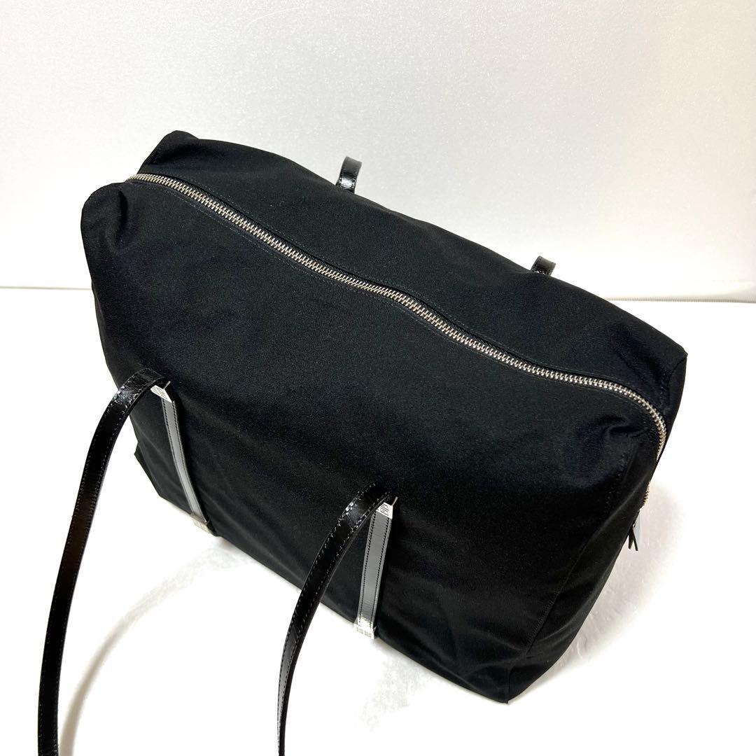 【良品】GIVENCHY ジバンシィ ボストンバッグ ナイロン 4Gロゴ 黒