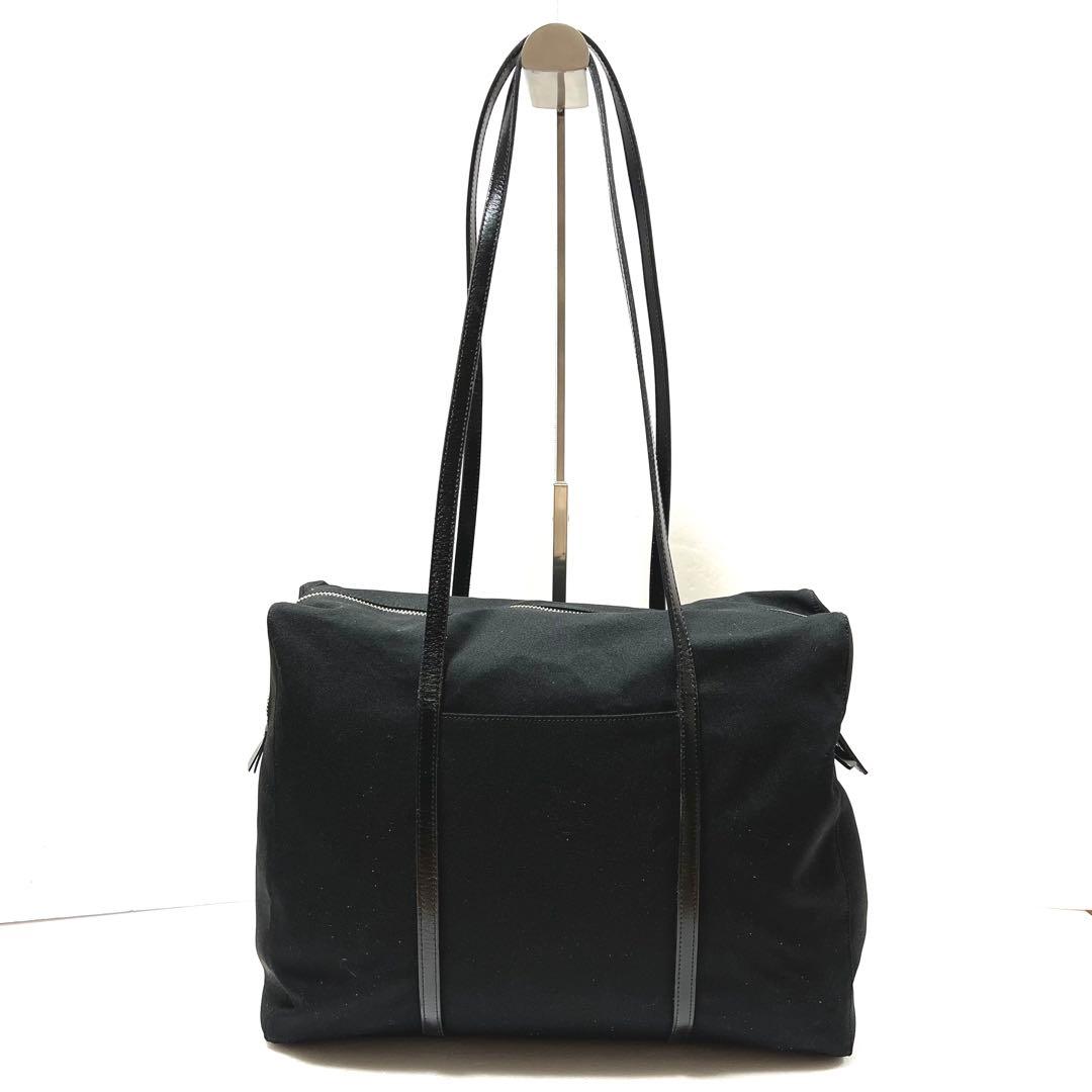 【良品】GIVENCHY ジバンシィ ボストンバッグ ナイロン 4Gロゴ 黒