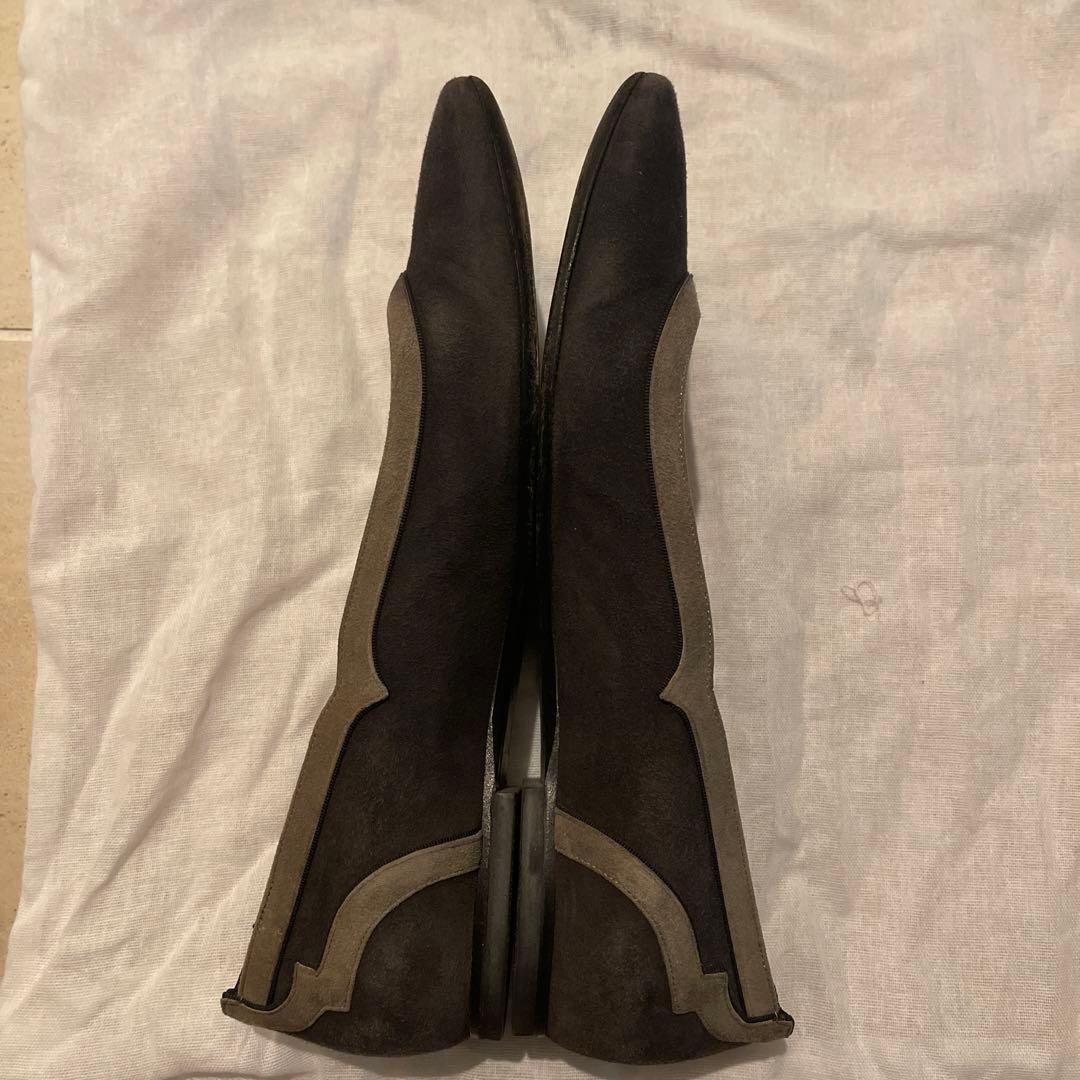 美品　HERMES パンプス　グレー　37.5