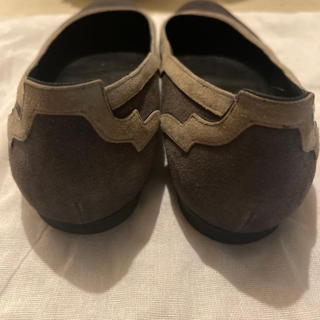 美品　HERMES パンプス　グレー　37.5